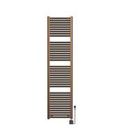 Elektrische Radiator Wiesbaden Elara 181.7x45 Cm Smart Wifi Geborsteld Brons Koper PVD