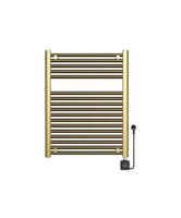 Elektrische Radiator Wiesbaden Elara 76.6x60 Cm Smart Wifi Geborsteld Messing PVD