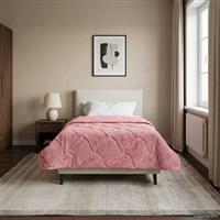 vidaXL Vol jaar dekbed Roze 155 x 220 cm Microfiber en Teddy fleece