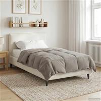 vidaXL Vol jaar dekbed Gekwilt Groen 135 x 200 cm Microfiber