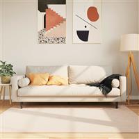 vidaXL Vloerkleed Print Crème 170 x 120 cm Polyester en PVC