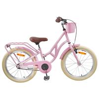 vidaXL Kinderfiets 20 Inch voor 6-11 jaar oud Lichtroze