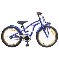 vidaXL Kinderfiets 22 Inch voor 7-12 jaar oud Donkerblauw