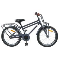 vidaXL Kinderfiets 22 Inch voor 7-12 jaar oud Donkergrijs