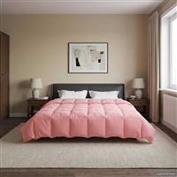 vidaXL Vol jaar dekbed Gekwilt Roze 220 x 240 cm Microfiber