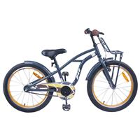 vidaXL Kinderfiets 22 Inch voor 7-12 jaar oud Donkergrijs