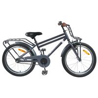 vidaXL Kinderfiets 20 Inch voor 6-11 jaar oud Donkergrijs