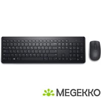 DELL KM3322W toetsenbord Inclusief muis Kantoor RF Draadloos AZERTY Belgisch Zwart
