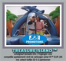 zeerover spelen schateiland luchtkussen verhuur