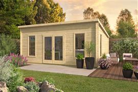 Blokhut - Tuinhuis Calpe | 44 mm | onbehandeld