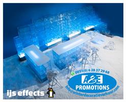 ijs sfeer items verhuur ice lounge aankleding gent