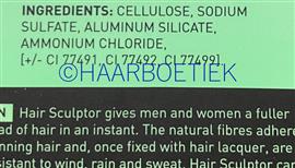 HAIR SCULPTOR DONKER BRUIN FIBERS 25GR (5+1 Gratis)