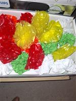 Plastieken bloemen voor versiering