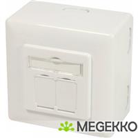 LogiLink NP0124 2 x RJ-45 wandcontactdoos