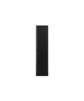 Kolomkast Wiesbaden Novira 160x40x35 cm Afgeronde Hoeken Mat Zwart
