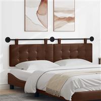 vidaXL Hangend Hoofdeinde Wandgemonteerd Nep Leer