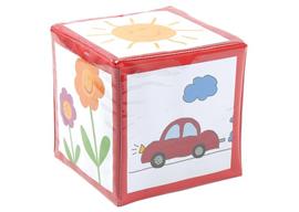 Grote dobbelsteen met insteekhoezen