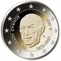 Duitsland 2 Euro 2026 Konrad Adenauer