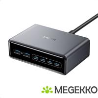Anker Prime 6-in-1 Snellader 200W 4C/2A Zwart