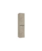 Kolomkast BWS Lyanna 160x35x35 cm Grijs Eiken