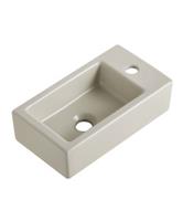 Fontein BWS Blong M 40x22x11 cm Rechts Keramiek Beige