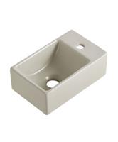 Fontein BWS Blong XXS 30,5x18x11 cm Rechts Keramiek Beige