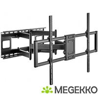 Gembird WM-120ST-01 tv-bevestiging 3,05 m (120 ) Zwart