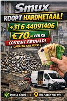 Gezocht: hardmetaal €70/kg contante betaling