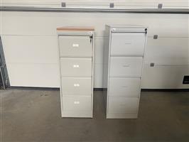 (60) Metalen 4 schoven kasten gereedschapskasten