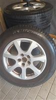 Orginele Audi velgen 5x112 met banden 