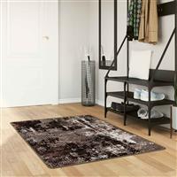 vidaXL Vloerkleedloper MARSA Zwart 80 x 200 cm Polyester en PVC