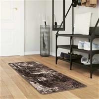 vidaXL Vloerkleedloper MARSA Zwart 50 x 200 cm Polyester en PVC