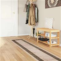 vidaXL Vloerkleedloper MARSA Zwart 50 x 450 cm Polyester en PVC