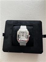 Cartier Santos L full steel