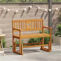 vidaXL Tuin Glider Bank Naturel 110 x 59 x 97 cm Massief Acaciahout