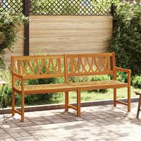 vidaXL Tuinbank Naturel 180 x 55,5 x 90 cm Massief Acaciahout