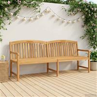 vidaXL Handgemaakte Rozenbank Naturel 228 x 60 x 90 cm