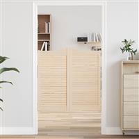 vidaXL Schuifdeuren Naturel 100 x 50 cm Massief grenenhout
