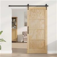 vidaXL Binnendeur Naturel 86 x 198,5 cm Multiplex