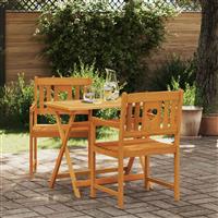 vidaXL Tuinbank 2 pcs Naturel 56 x 55,5 x 90 cm Massief Acaciahout