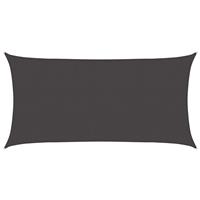 vidaXL Zonneschaduwzeil Antracietkleurig 2 x 6 m HDPE