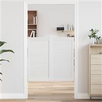 vidaXL Schuifdeuren Wit 100 x 50 cm Massief grenenhout