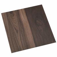 vidaXL Zelfklevende Vloerplanken 30,5 x 30,5 cm 20 pcs PVC Donkerbruin