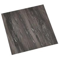 vidaXL Zelfklevende Vloerplanken 30,5 x 30,5 cm 20 pcs PVC Donkergrijs