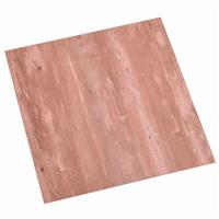 vidaXL Zelfklevende Vloerplanken 30,5 x 30,5 cm 20 pcs PVC Rood