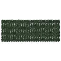 vidaXL Balkonscherm met bladeren Donkergroen 400 x 150 cm