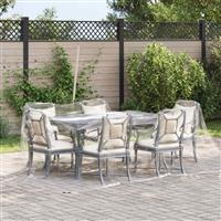 vidaXL Zeildoek 350 gsm Doorzichtig 5 × 3,5 m PVC