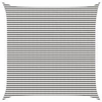 vidaXL Zonneschaduwzeil Lichtgrijs en wit. 6 x 6 m HDPE