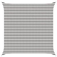 vidaXL Zonneschaduwzeil Lichtgrijs en wit. 4 x 4 m HDPE