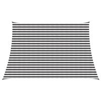 vidaXL Zonneschaduwzeil Antraciet en Wit 3 / 4 x 3 m HDPE